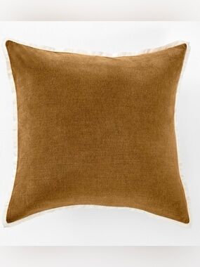 Weat Wlm Classic Cotton Velvet Pillow Cover 20” Cumin NEW